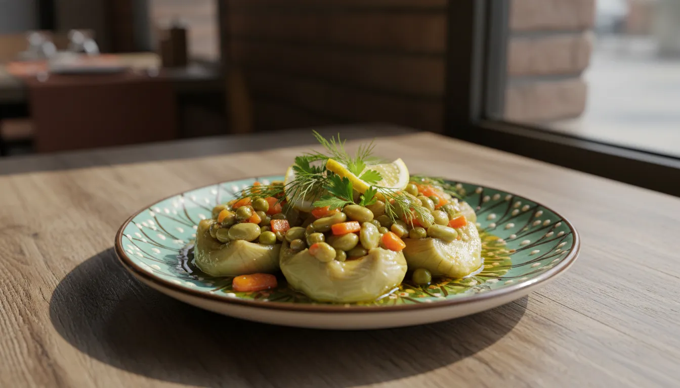 Marmara Usulü Zeytinyağlı Enginar