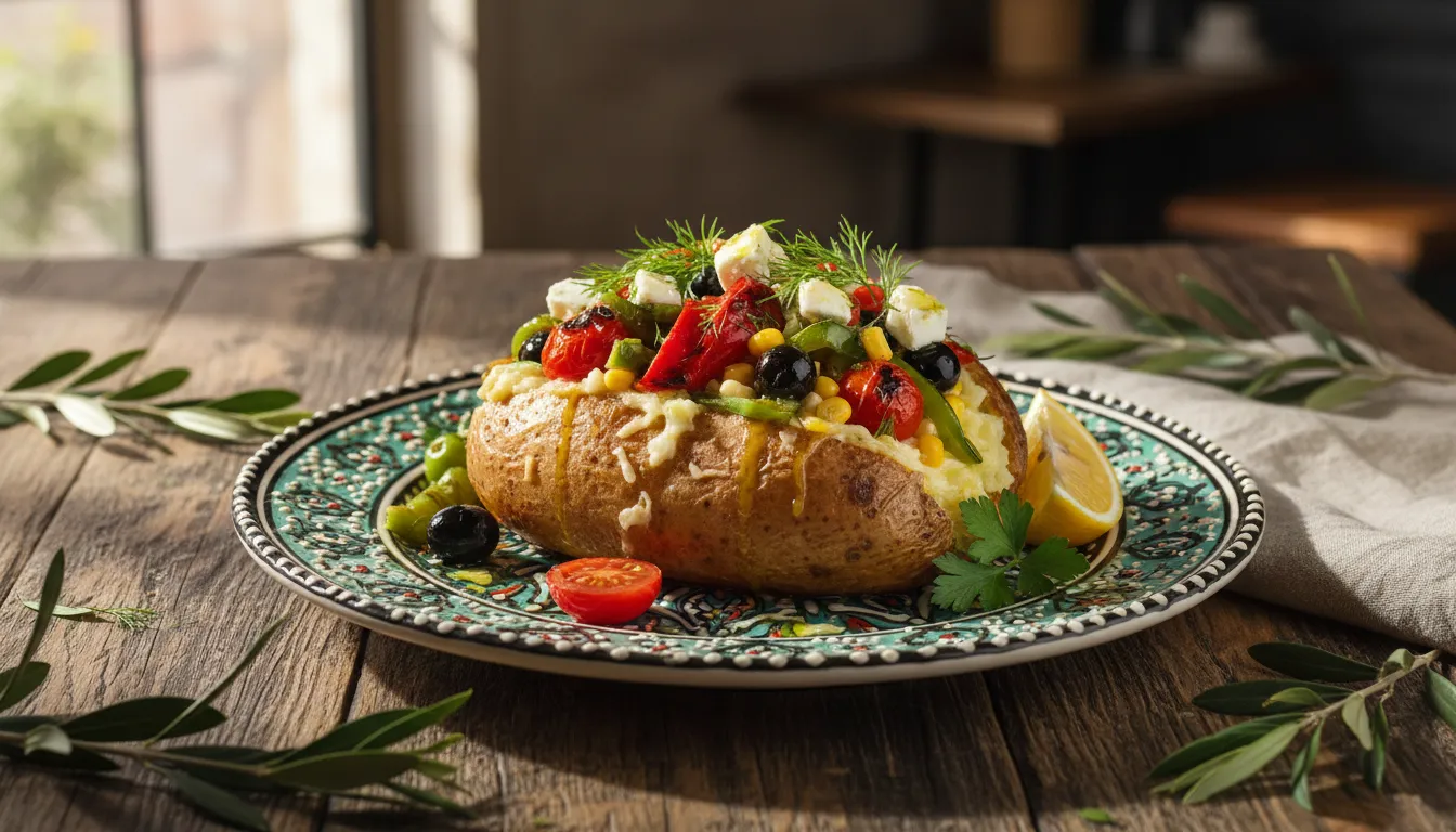 Ege Usulü Zeytinyağlı Kumpir görseli