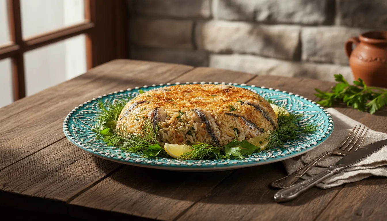 Karadeniz Usulü Hamsili Pilav