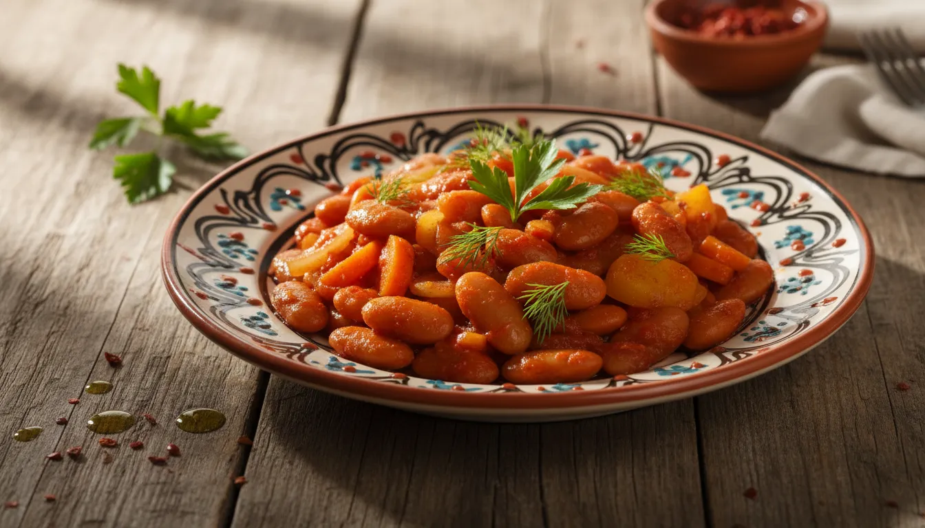 Ege Usulü Zeytinyağlı Barbunya