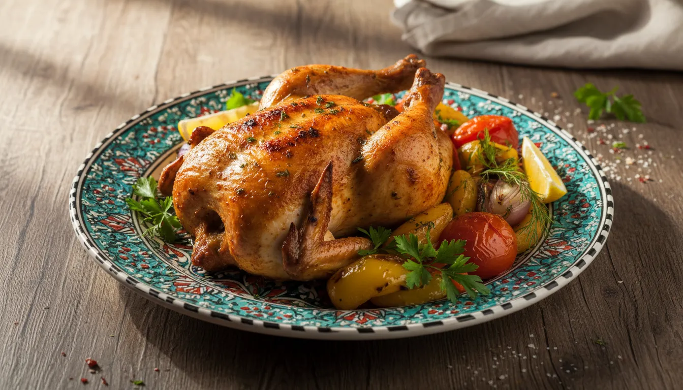 Akdeniz Usulü Fırın Tavuk