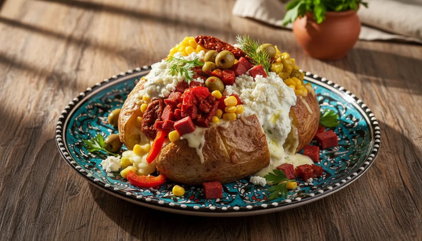 Akdeniz Usulü Fırında Kumpir