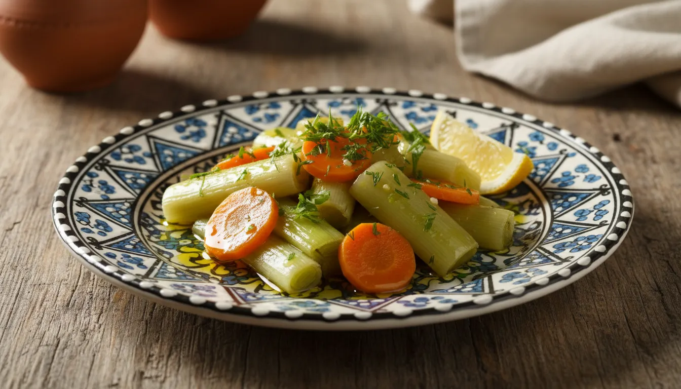 Ege Usulü Zeytinyağlı Pırasa