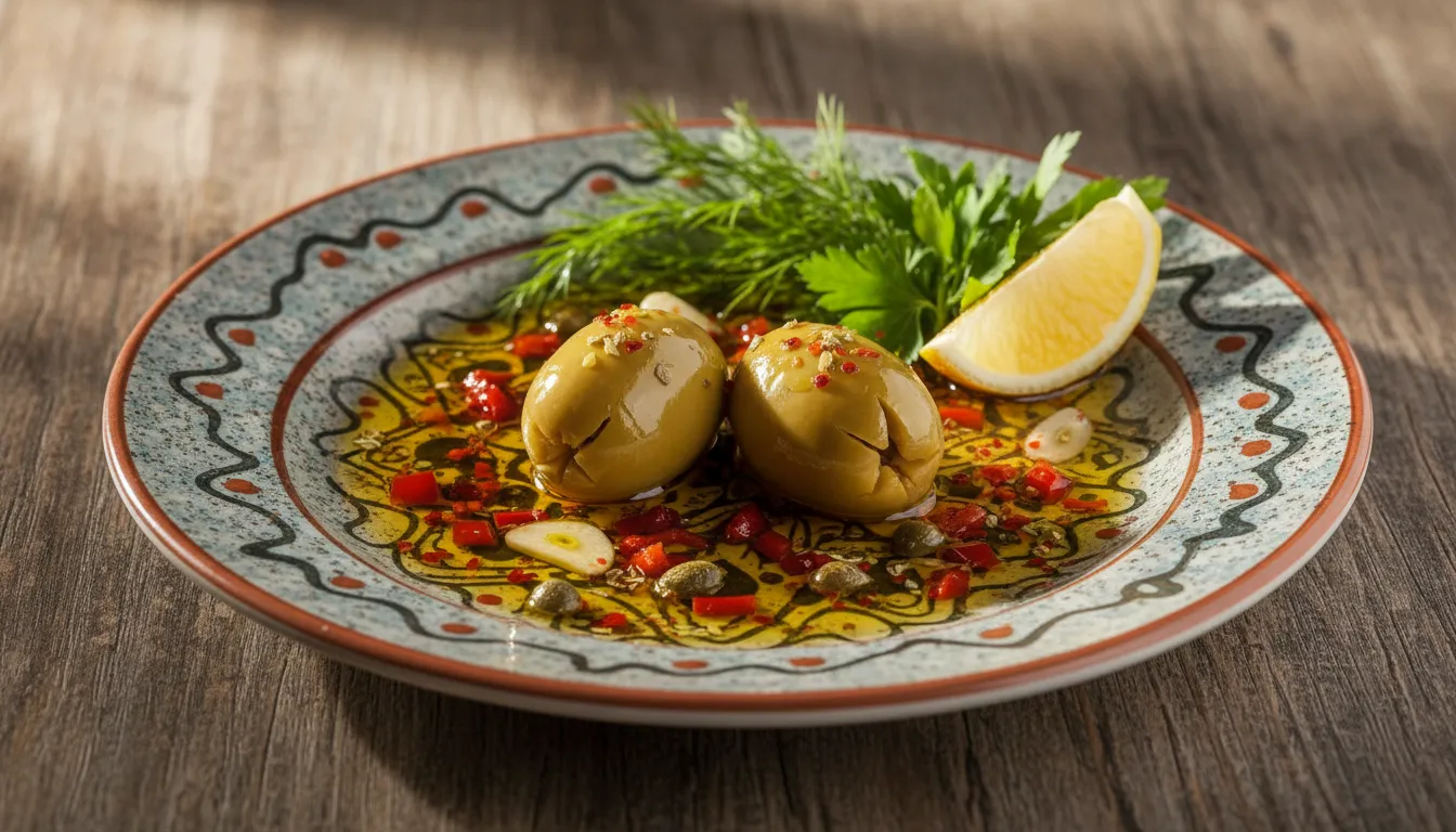 Ege Usulü Zeytinyağlı İkiz Zeytin