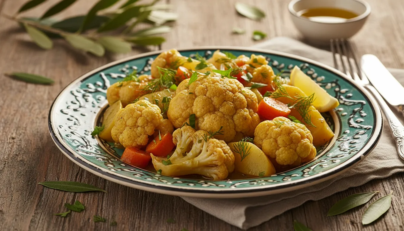 Ege Usulü Zeytinyağlı Karnabahar görseli