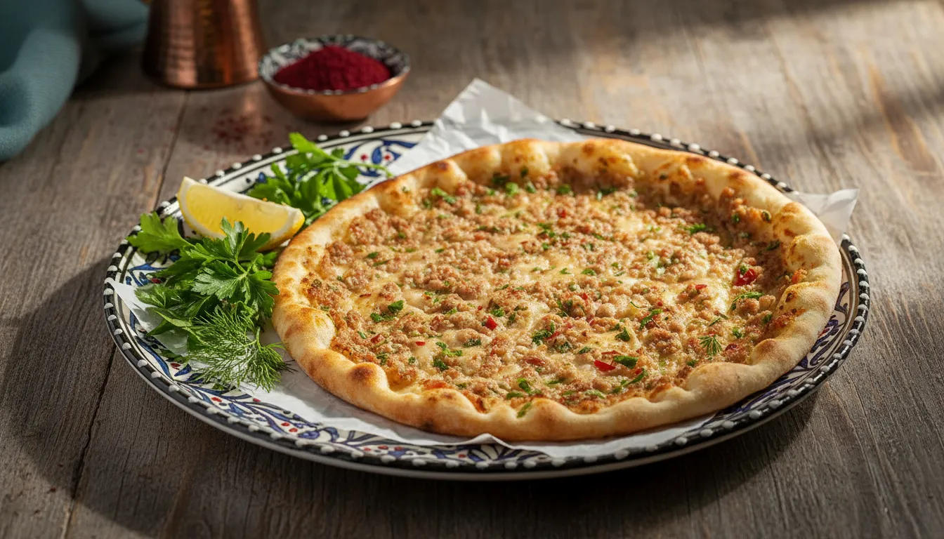 Güneydoğu Usulü Beyaz Lahmacun görseli