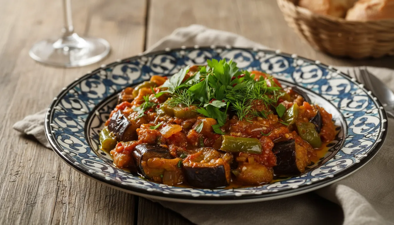 Ege Usulü Zeytinyağlı Şakşuka görseli